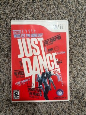 Just Dance (Wii) Video Game - Ubisoft - Red Cover